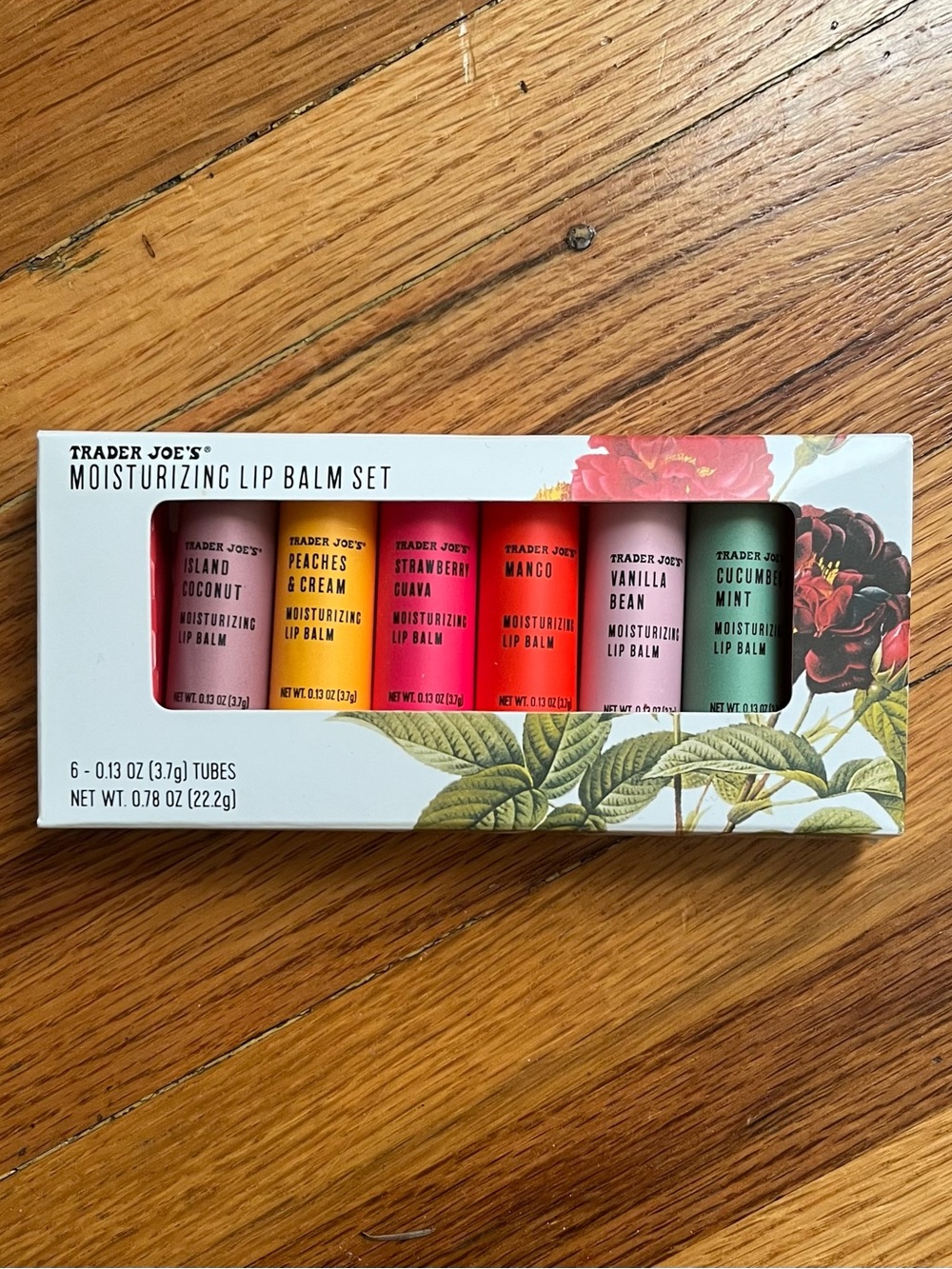 Trader Joe's Moisturizing Lip Balm Set — Multi-Color (6-Pack)